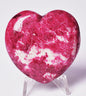 THULITE CRYSTAL HEART CARVING P2068