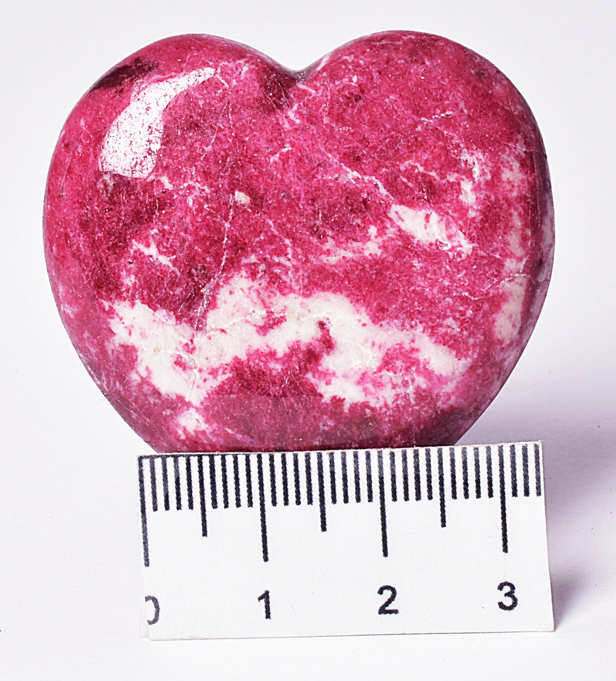 THULITE CRYSTAL HEART CARVING P247