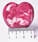 THULITE CRYSTAL HEART CARVING P247