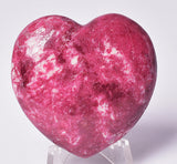 THULITE CRYSTAL HEART CARVING P247
