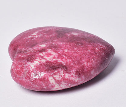 THULITE CRYSTAL HEART CARVING P2068
