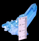 BLUE TITANIUM AURA QUARTZ POINT CLUSTER P235