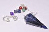 CHAKRA CRYSTAL SODALITE PENDULUM P237