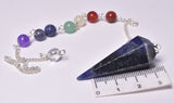 CHAKRA CRYSTAL SODALITE PENDULUM P237