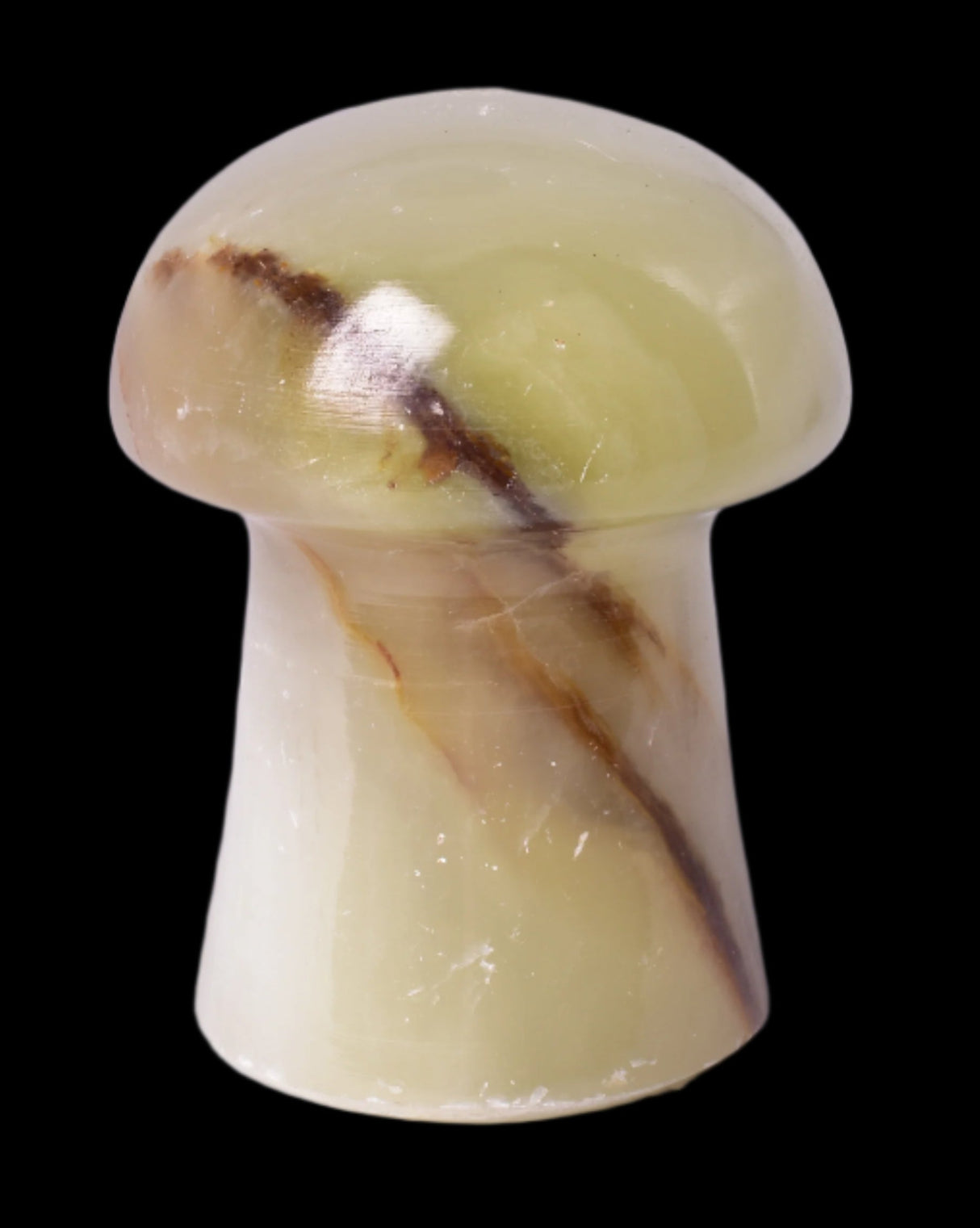 GREEN ONYX TRAVERTINE MUSHROOM P387