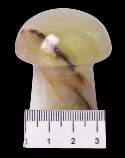 GREEN ONYX TRAVERTINE MUSHROOM P2027