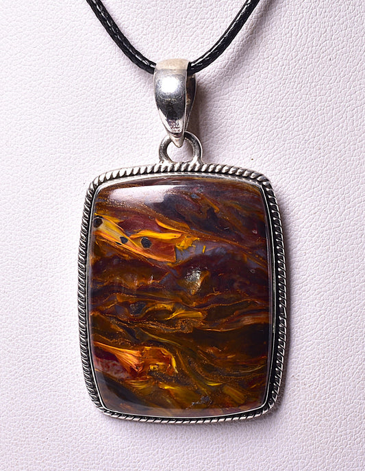 PIETERSITE PENDANT set in STERLING SILVER J155