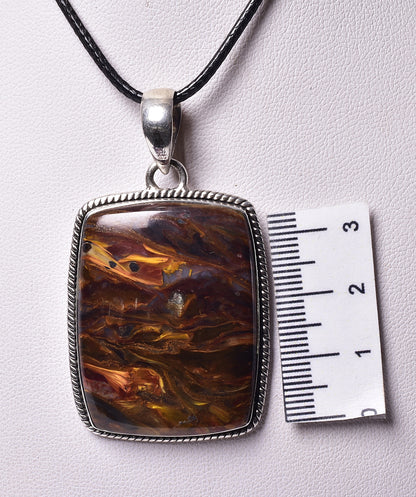 PIETERSITE PENDANT set in STERLING SILVER J155
