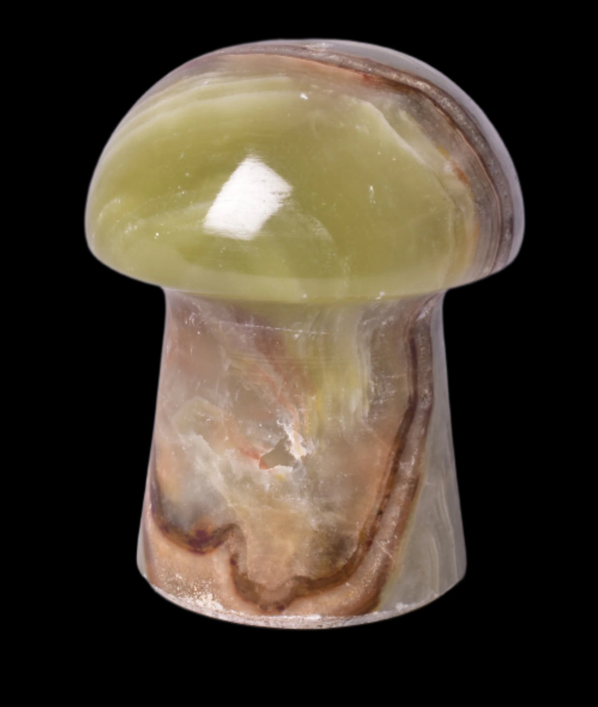 GREEN ONYX TRAVERTINE MUSHROOM P311