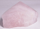 ROSE QUARTZ POINT, ROUGH BASE P85