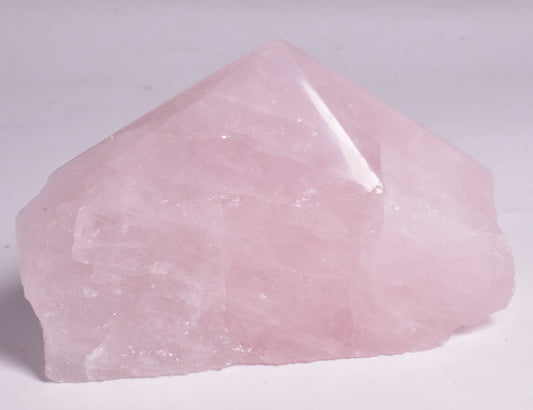 ROSE QUARTZ POINT, ROUGH BASE P85