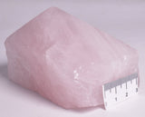 ROSE QUARTZ POINT, ROUGH BASE P85