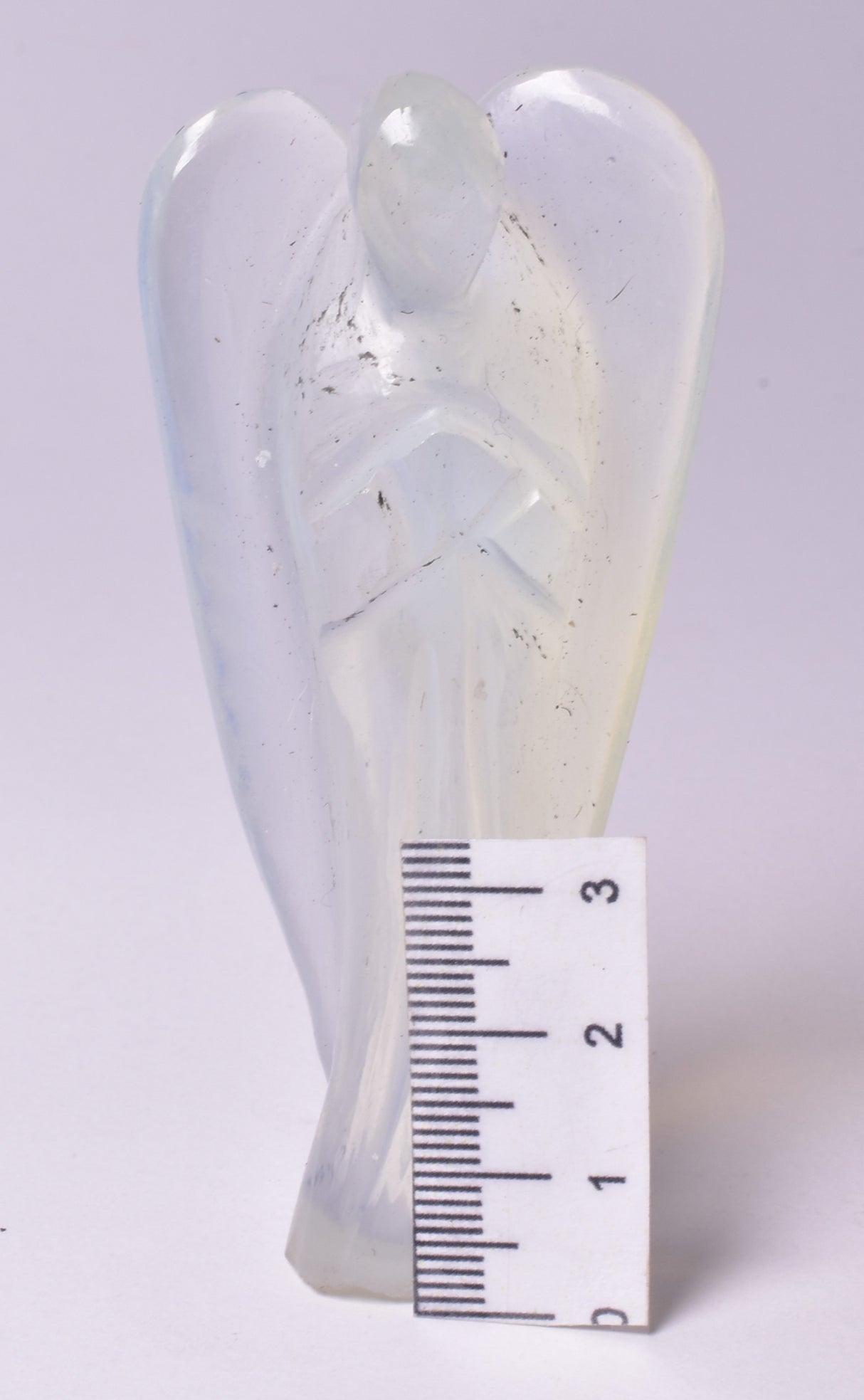 OPALITE CRYSTAL ANGEL CARVING P255
