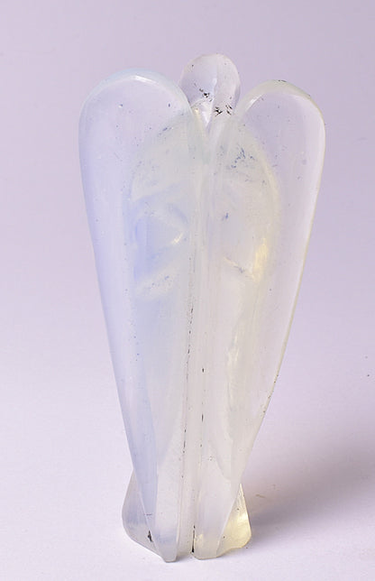 OPALITE CRYSTAL ANGEL CARVING P2076