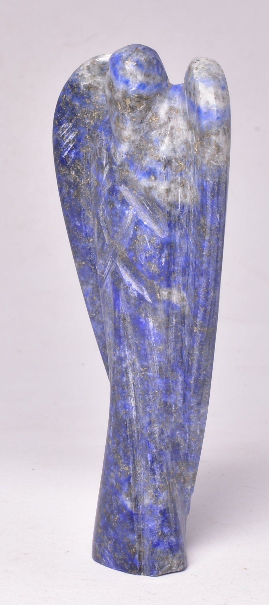 SODALITE CRYSTAL ANGEL CARVING P32