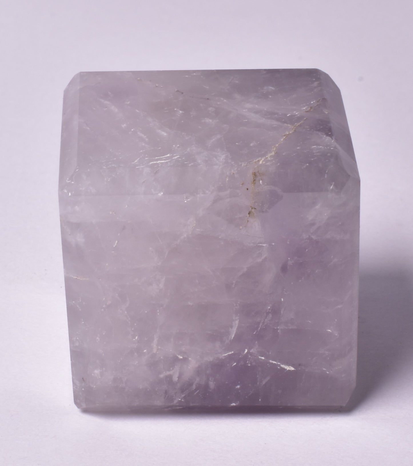 AMETHYST POLISHED CRYSTAL CUBE P2073