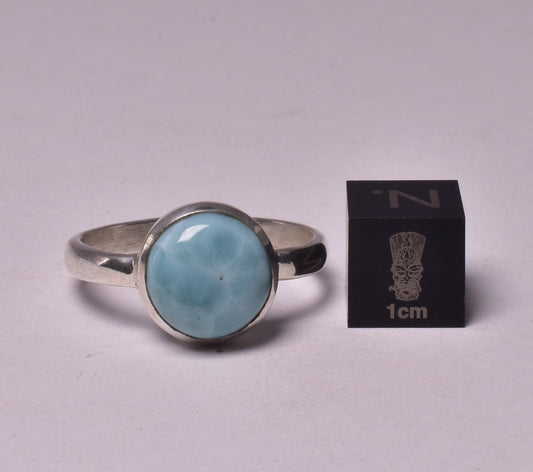 LARIMAR RING set in STERLING SILVER, SIZE U/10.5 J199