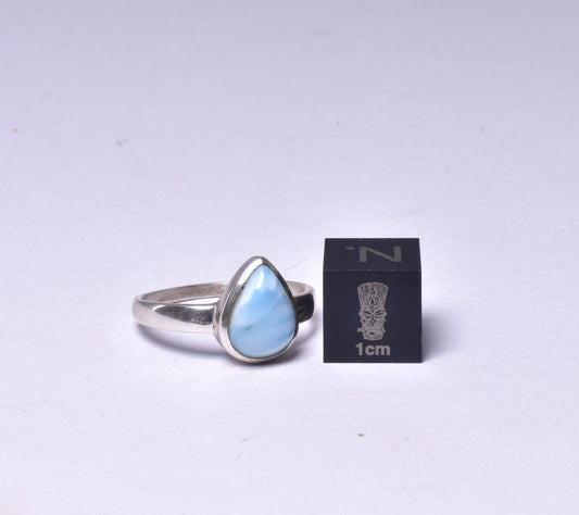 LARIMAR RING set in STERLING SILVER, SIZE N/7 J200