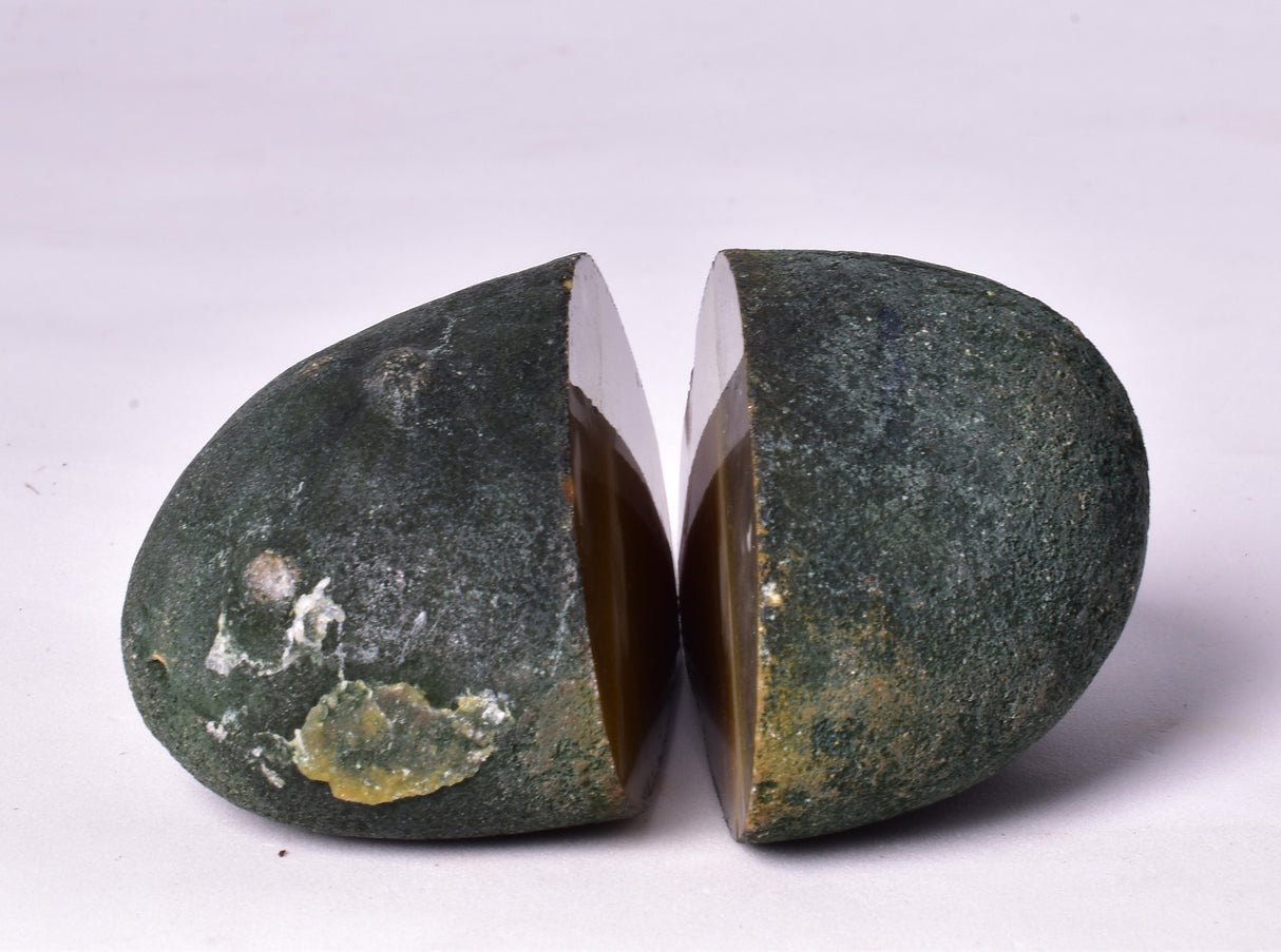 AGATE CREEK, POLISHED AGATE PAIR, AUSTRALIA S621