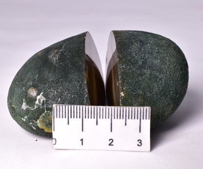 AGATE CREEK, POLISHED AGATE PAIR, AUSTRALIA P621