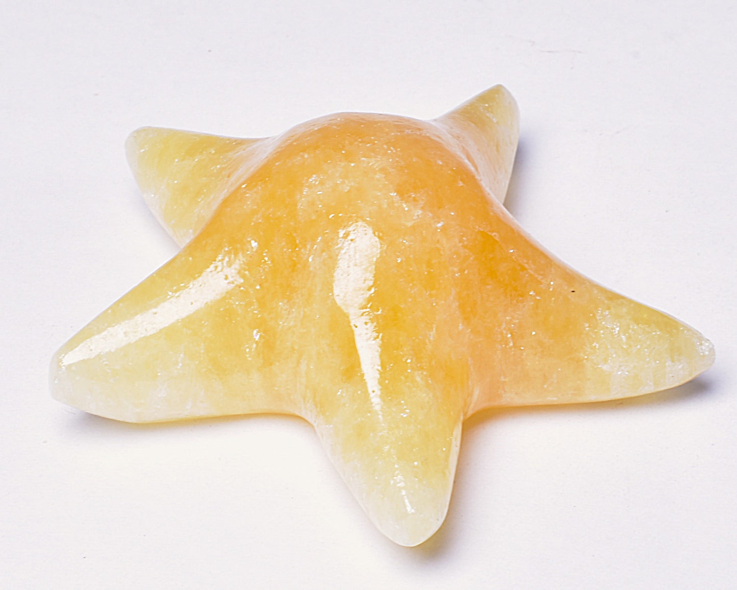 ORANGE CALCITE STAR FISH P822