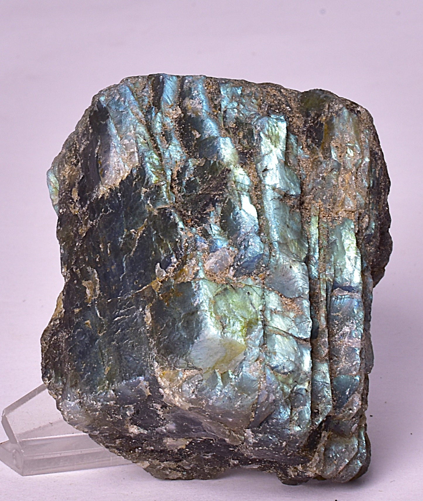 LABRADORITE CRYSTAL ROUGH ROCK, Madagascar P508