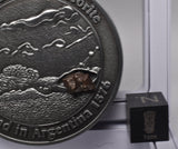 CAMPO DEL CIELO METEORITE SET in COLLECTORS COIN NUMBER 0035 MT225