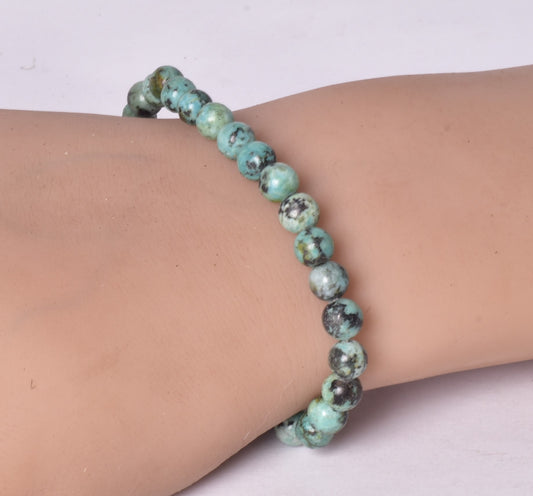 TURQUOISE BEADED BRACELET J40