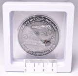 CAMPO DEL CIELO METEORITE SET in COLLECTORS COIN NUMBER 0034 MT229