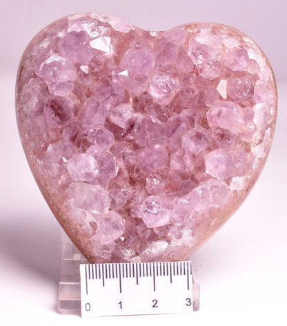 AMETHYST HEART CLUSTER P712