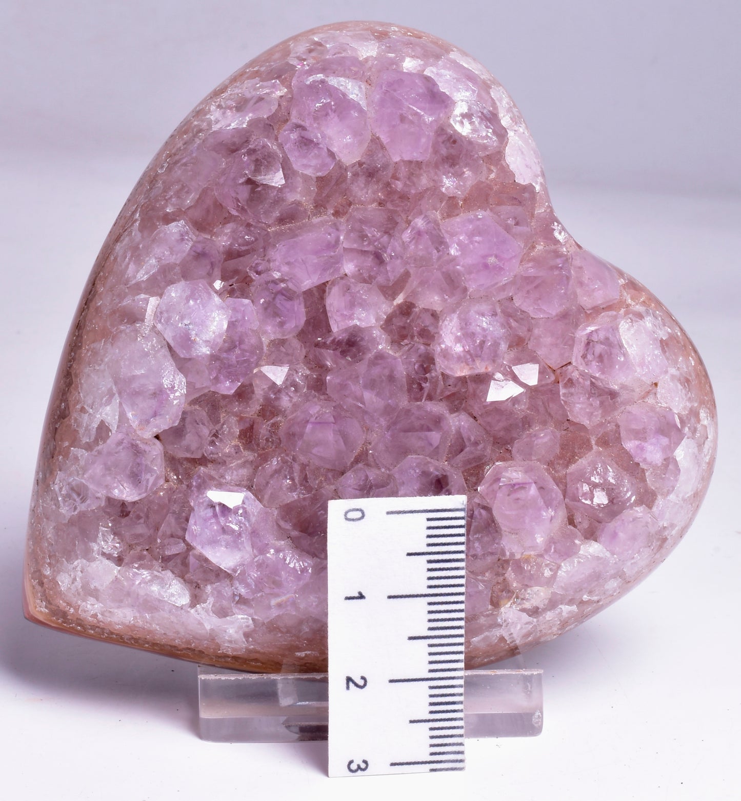 AMETHYST HEART CLUSTER P712