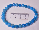 BLUE APATITE BEADED BRACELET J232