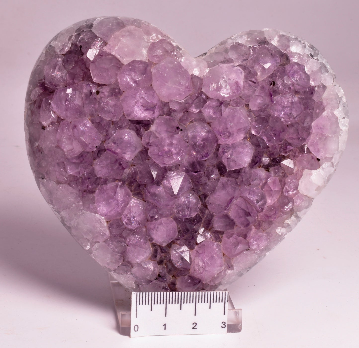 AMETHYST HEART CLUSTER P714