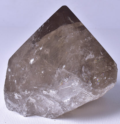 SMOKEY QUARTZ 6 SIDED POINT P608
