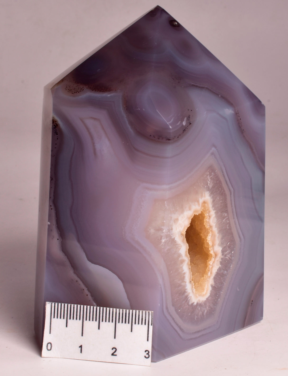 DRUZY AGATE POINT/GENERATOR from BRAZIL P724