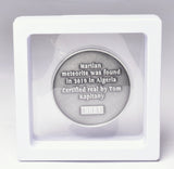 MARTIAN METEORITE in COLLECTORS COIN, NORTH WEST AFRICA 13190 MT232