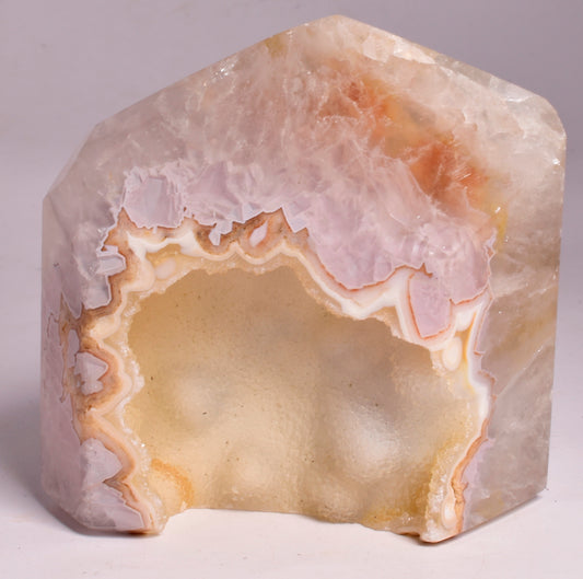 DRUZY AGATE POINT/GENERATOR from BRAZIL P725