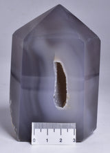 DRUZY AGATE POINT/GENERATOR from BRAZIL P726