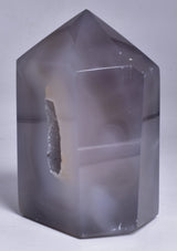 DRUZY AGATE POINT/GENERATOR from BRAZIL P726