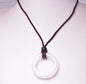 QUARTZ RING PENDANT ON CORD J236