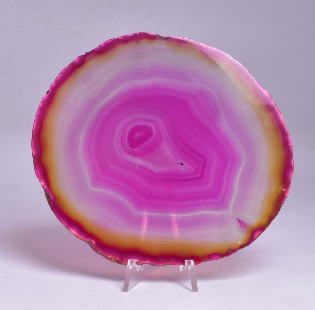 AGATE DYED SLICE FROM BRAZIL P266