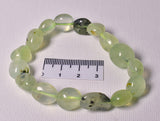 PREHNITE TUMBLE STONE BRACELET 7 CM J44
