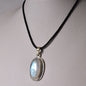 MOONSTONE CRYSTAL PENDANT set in STERLING SILVER J50