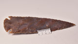 AGATE CARVED ARROW HEAD 19 CM P208