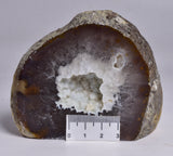 AGATE HALF with BASE CUT, POLISHED FROM BRAZIL P195