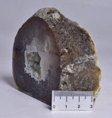 AGATE HALF with BASE CUT, POLISHED FROM BRAZIL P195