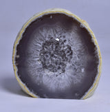 AGATE HALF with BASE CUT, POLISHED FROM BRAZIL P197