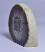 AGATE HALF with BASE CUT, POLISHED FROM BRAZIL P197