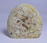 AGATE HALF with BASE CUT, POLISHED FROM BRAZIL P197