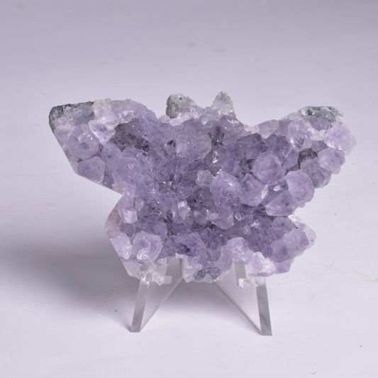 AMETHYST CRYSTAL BUTTERFLY CLUSTER, FROM BRAZIL P71